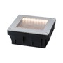 Zapuštěná - P 95742 Solární LED zemní svítidlo Sorea soumrakový senzor IP67 hranaté 100x100mm 3000K 0,1W 6lm 3,7V kov kartáčovaný ABS/polykarbonát/ocel - PAULMANN - foto 2