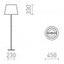 Stojací lampy - RED R14073 NYC/ILUSION stojanová chromovaná fólie/chrom 230V E27 11W - RED - DESIGN RENDL - foto 2