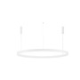 Kruhová - NV 9530221 Závěsné svítidlo MOTIF LED hliník a akryl bílá 80W 2700K-6000K 220-240V,CCT a stmívatelné, IP20 - NOVA LUCE - foto 2