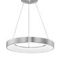 Kruhová - NV 9453456 Závěsné svítidlo RANDO THIN broušený stříbrný hliník a akryl LED 50W 230V 3000K IP20 stmívatelné - NOVA LUCE - foto 2