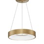Kruhová - NV 9453432 Závěsné svítidlo RANDO THIN broušený zlatý hliník a akryl LED 30W 230V 3000K IP20 stmívatelné - NOVA LUCE - foto 2