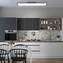 Hranatá - LD 14757-18 FLAT LED stropní svítidlo hranaté v černé s nastavitelou barvou světla a funkcí stmívání 2700-5000K - LEUCHTEN DIREKT / JUST LIGHT - foto 2