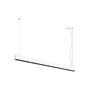 Podélná - LA 1010509 GLENOS® PRO závěsné svítidlo, 1, 2 m, DALI, UGR16, délka závěsu 210 cm, 3000K, 75°, bílé / černé - BIG WHITE (SLV) - foto 2