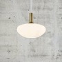 Koule - NOR 48973001 Závěsné svítidlo Alton 35 60W E27 černá mosaz opál - NORDLUX - foto 2