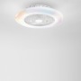 Ventilátory - FAN LED-PONENTE-PRO Stropní ventilátorové LED svítidlo Ponente Pro 46 W, 5500 lm, CCT RGBW, stmívatelné, RF ovladač, 15 x 55 cm - FANEUROPE - foto 2
