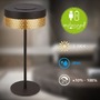 Stolní lampy dekorační - BRILO 7576015 Booha stolní lampa - 2,5W, 300lm, bezdrátová, IP44, LED, stmívatelná, teplá bílá, černá/zlatá - BRILO - foto 2