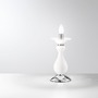 Stolní lampy dekorační - FAN I-SOFFIO/LUME Stolní lampa LUME SOFFIO bílá/chrom, 1xE14, 15x36 cm - FANEUROPE - foto 2