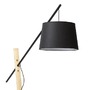 Stojací lampy - RED R13653 DANTE stojanová černá dřevo 230V E27 25W - RED - DESIGN RENDL - foto 2