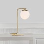 Stolní lampy dekorační - NOR 46635025 Stolní lampa Grant 1x40W E14 mosaz opál - NORDLUX - foto 2