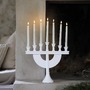 Interiérové dekorace - MAR 706319 Torpa adventní bílý svícen na baterie - Markslöjd - foto 2