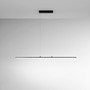 Podélná - FAN LED-SHANGHAI-S1C NERO Závěsné svítidlo LED SHANGHAI černá 29W 3250lm 3000K 100x1,2x150 cm - FANEUROPE - foto 2