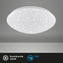 Kruhová - BRI 3360-016 LED stropní svítidlo hvězdné nebe, pr. 28 cm, 12 W, bílé - BRILONER - foto 2