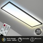 Hranatá - BRILO 7403-015 Ultraploché CCT svítidlo LED panel, 29,3 cm, LED, 23 W, 3000 lm, černá - BRILO - foto 2