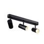 Bodová - LA 1008708 NOBLO® nástěnné a stropní svítidlo, trojité, kulaté, 2000-3000K, 22W, Dim-to-Warm, PHASE, 36°, černé - BIG WHITE (SLV) - foto 2