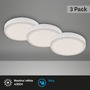 Kruhová - BRI 7061-436 3ks sada LED vestavné svítidlo, pr. 7,5 cm, 3 W, 350 lm, bílé - BRILONER - foto 2