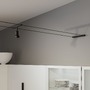 Lanka a příslušenství - P 94605 CorDuo lankový systém montážní set uchycení 2ks sada černá mat - PAULMANN - foto 2