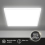 Hranatá - BRILO 7535416 Tava LED stropní svítidlo, ploché, přímé a nepřímé osvětlení, 6000 lm, 45 W, bílé, 56x56 cm - BRILO - foto 2