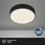 Kruhová - BRI 7072-415 LED stropní svítidlo hvězdné nebe, pr. 15,7 cm, 11 W, černá - BRILONER - foto 2