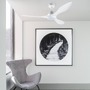 Ventilátory - FARO 33346 POLARIS L LED, bílá, stropní ventilátor s DC motorem - FARO - foto 2