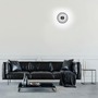Kruhová - PN 6082-15 LED nástěnné a stropní svítidlo PURE Vitrum sklo stmívatelné 2700K platina / kouřová - PAUL NEUHAUS - foto 2
