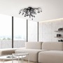 Dekorativní - PN 8090-18 Stropní svítidlo ICICLE černé křišťálové přívěšky - PAUL NEUHAUS - foto 2