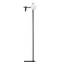 Stojací lampy - NV 9919532 Stojací lampa JOLINE černý kov a hliníkbílé opálové sklo vypínač na těle LED 6W Samsung 1x3W 230V 3200K čtecí lampička IP20 - NOVA LUCE - foto 2