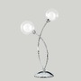 Stolní lampy dekorační - FAN I-BLOG-L2 Stolní lampa Lume Blog, chrom, 2 x G9, 28 x 48 cm - FANEUROPE - foto 2