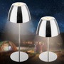 Stolní lampy dekorační - BRILO 7522118 Serina LED bezdrátová stolní lampička IP44, stmívatelná, dotykový vypínač, chrom - BRILO - foto 2
