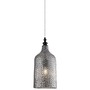 Válec - NV 9113711 Závěsné svítidlo MAROU kouřové šedé sklo matný černý kov E27 1x12W 230V bez žárovky IP20 - NOVA LUCE - foto 2