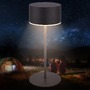 Stolní lampy dekorační - BRILO 7629015 Kira stolní lampička - 3W, 200lm, bezdrátová, LED, dotykový vypínač, stmívatelné, antracit - BRILO - foto 2