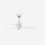 Ventilátory - FARO 33382-9 MINI ETERFAN M LED, transparentní, stropní LED ventilátor s DC motorem - FARO - foto 2