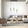 Vícečetná - LD 15618-60 BRUNA LED závěsné svítidlo, nadčasové, jednoduché, matná mosaz, vnitřní svítidlo 3 ramenné - LEUCHTEN DIREKT / JUST LIGHT - foto 2