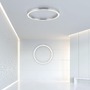 Kruhová - PN 6306-95 Paul Neuhaus LED stropní svítidlo PURE-LINES 70x70 CCT dálkový ovladač 2700-5000K hliník - PAUL NEUHAUS - foto 2