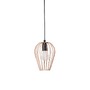 Kónická - NV 8809703 Závěsné svítidlo SAGE kov, růžová zlatá a černý kabel, E27 1x12W - NOVA LUCE - foto 2
