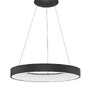 Kruhová - NV 9453453 Závěsné svítidlo RANDO THIN černý hliník a akryl LED 50W 230V 3000K IP20 stmívatelné - NOVA LUCE - foto 2