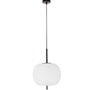 Koule - NV 9624071 Závěsné svítidlo LATO černý kov a opálové sklo E27 1x12W 230V IP20 bez žárovky - NOVA LUCE - foto 2