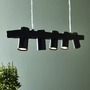 Podélná - MAR 107784 Torino závěsné svítidlo černé - Markslöjd - foto 2