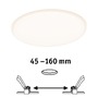 Koupelnová - P 92389 LED vestavné svítidlo Veluna VariFit IP44 kruhové 185 17W 3.000K satén - PAULMANN - foto 2
