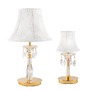 Stolní lampy dekorační - FAN I-MONET/L Stolní lampa Lumetto Monet, zlatá, 1 x E14, 18 x 38 cm - FANEUROPE - foto 2
