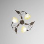 Dekorativní - FAN I-TRISTANO-PL3 Stropní svítidlo TRISTANO hnědá, 3xE14, 68 x 20 cm - FANEUROPE - foto 2