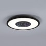 Kruhová - LD 15572-18 ASTRO LED stropní svítidlo, černá, CCT, RGB, dálkový ovladač, stmívatelné, paměťová funkce RGB+2700-5000K - LEUCHTEN DIREKT / JUST LIGHT - foto 2