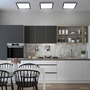 Hranatá - LD 14754-18 FLAT LED stropní svítidlo hranaté v černé s nastavitelou barvou světla a funkcí stmívání 2700-5000K - LEUCHTEN DIREKT / JUST LIGHT - foto 2