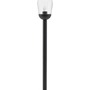 Sloupková - NV 9060196 Venkovní sloupkové svítidlo OMIKA tmavě šedý hliník a čiré sklo E27 1x12W 220-240V bez žárovky IP54 - NOVA LUCE - foto 2