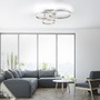 Kruhová - LD 15157-55 LILLUTI LED stropní svítidlo 3 ramenné stříbrná přímé/nepřímé osvětlení stmívatelné dálkový ovladač 3000K - LEUCHTEN DIREKT / JUST LIGHT - foto 2