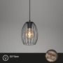 Koule - BRILO 4038-015 Závěsné svítidlo, pr. 17,5 cm, max. 60 W, černá - BRILO - foto 2