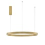 Kruhová - NV 9345665 Závěsné svítidlo ELOWEN broušený zlatý hliník a silikon LED 80W 3000K stmívatelné - NOVA LUCE - foto 2