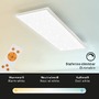 Hranatá - BRILO 7308-016 Hvězdné nebe svítidlo LED panel, 100 cm, 2200 lm, 24 W, bílé - BRILO - foto 2