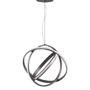 Kruhová - NV 9365012 Závěsné svítidlo PERTONE černý fialový hliník a akryl nastavitelné LED 53W 230V 3000K IP20 stmívatelné - NOVA LUCE - foto 2