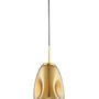 Koule - NV 9190393 Závěsné svítidlo LAVA zlatý kov ručně vyrobené zlaté sklo E27 1x12W 230V IP20 bez žárovky - NOVA LUCE - foto 2