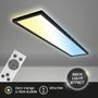 Hranatá - BRILO 7533015 Tava LED stropní svítidlo 98cm, stmívatelné, dálkový ovladač, černé - BRILO - foto 2